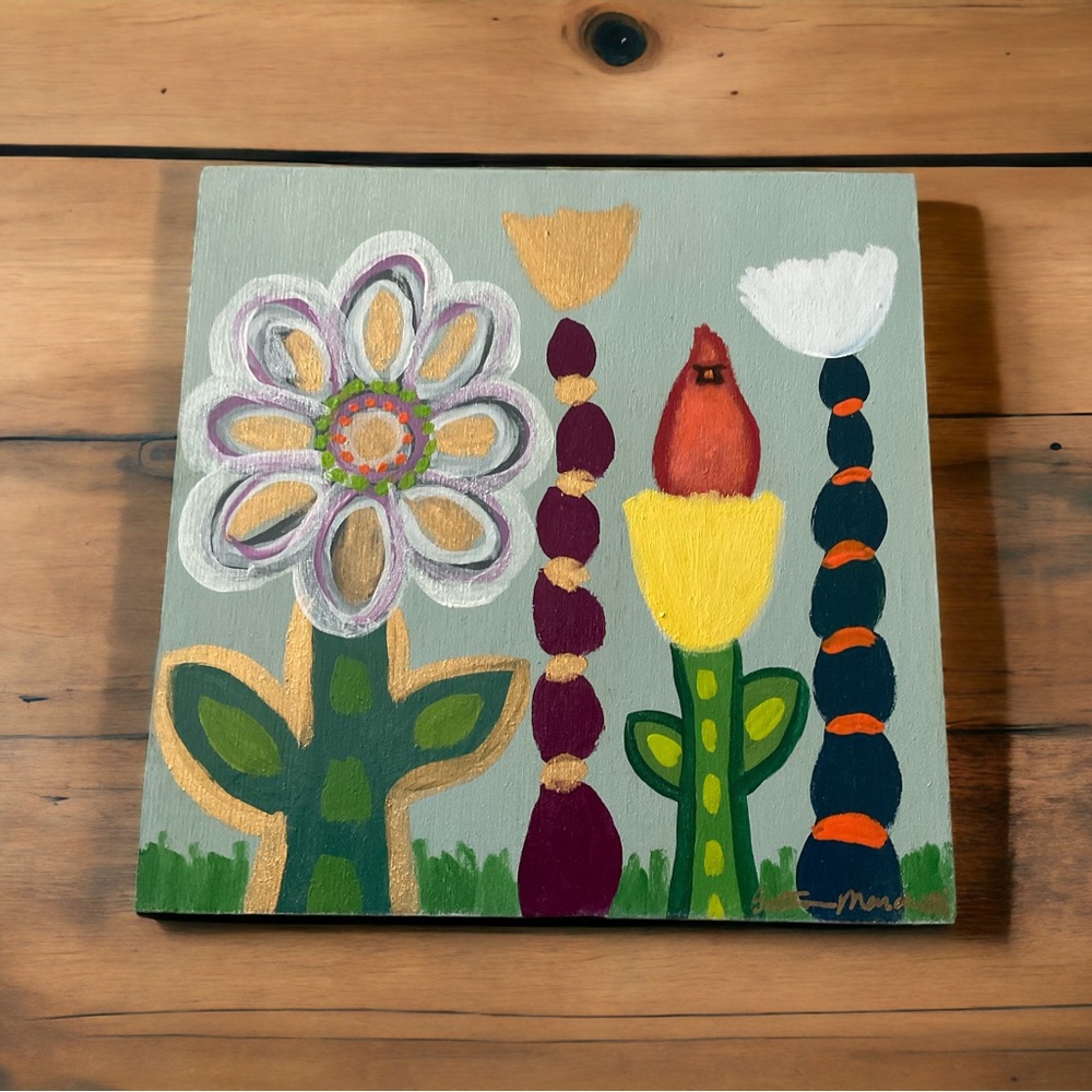 Original Oil Painting- Buttons Marchetti